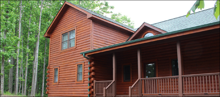 Log Home Staining in Linville Falls,  North Carolina